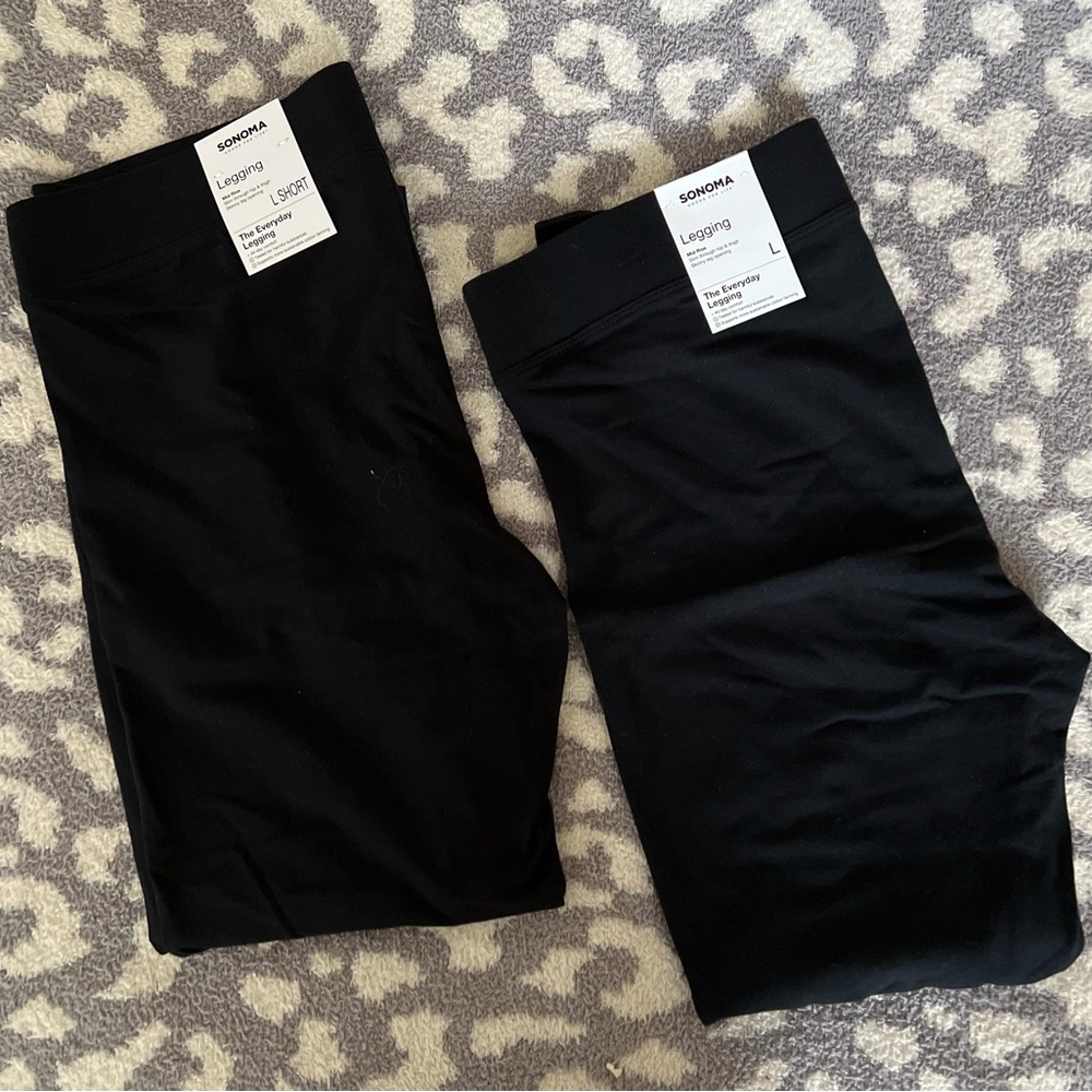 Black Leggings- TWO PAIRS